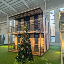 Customized light steel villa prefab house